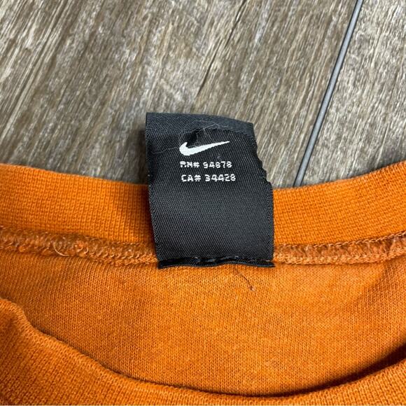 Nike Air Center Swoosh Orange Crewneck Sweatshirt 2000s Size XXL - Picture 5 of 8